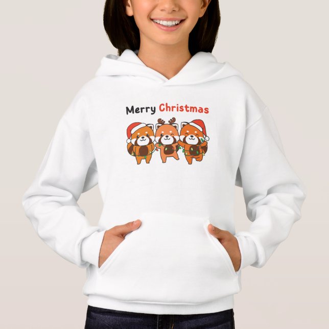 Red Panda Christmas Red Pandas Merry Christmas (Anverso)
