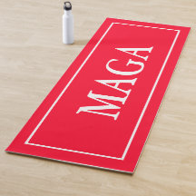 Red Patriótica MAGA Yoga Mat