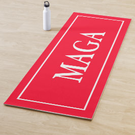 Red Patriótica MAGA Yoga Mat