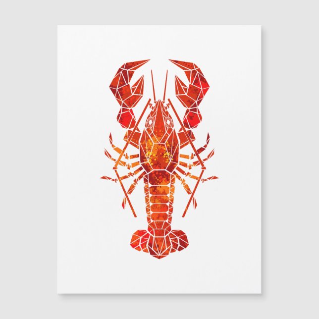 Red polygonal lobster (Anverso)