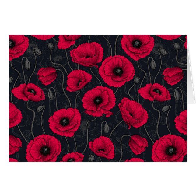 Red Poppies (Anverso (Horizontal))
