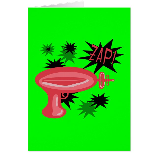 Red Retro Raygun (Frente)