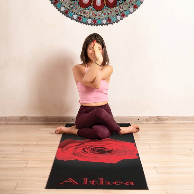 Red Rose Yoga Mat – Healing & Inner Strength (Subido por el creador)