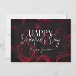 Red Roses feliz tarjeta de San Valentín