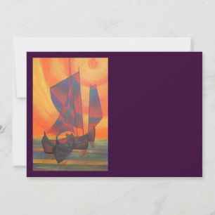 Red Sails in the Sunset Cubist Junk Resumen
