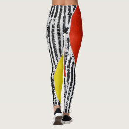 Red Spot realmente salvaje Leggings con banda negr