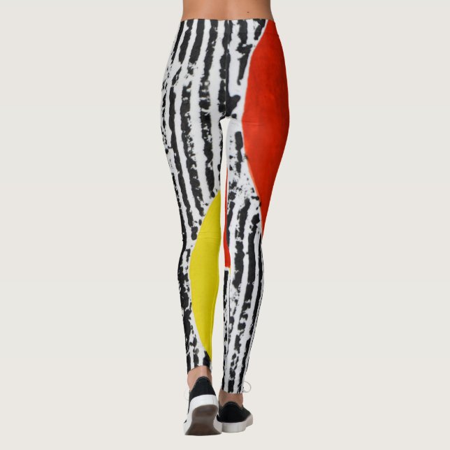 Red Spot realmente salvaje Leggings con banda negr (Reverso)