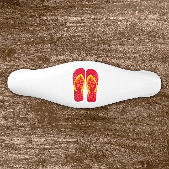 Red Summer Beach Flip Flops Pomo de Puerta (Subido por el creador)