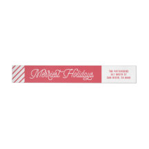 Red The Merriest Holidays Typography Navidades