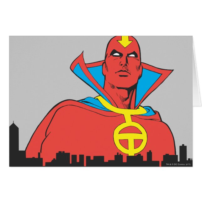 Red Tornado Detrás De Cityscape (Anverso (Horizontal))