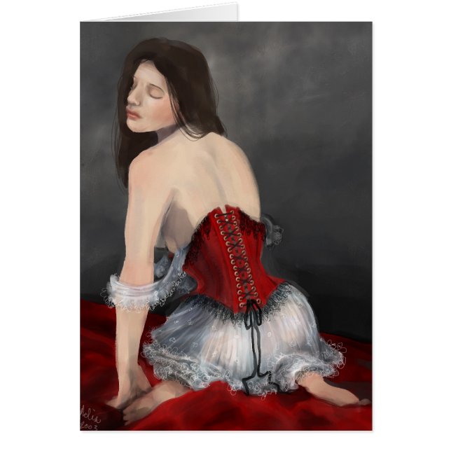 Red Velvet Corset (Frente)