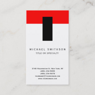 Red White Black Simple Travel Agent - Tarjeta de p