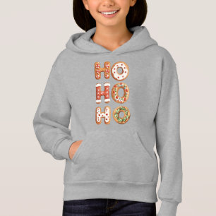 Red White Ho Ho Ho Ho Ho Ho Ho Gingerbread Navidad