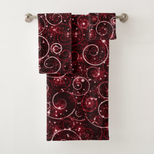 Red Winter Swirl