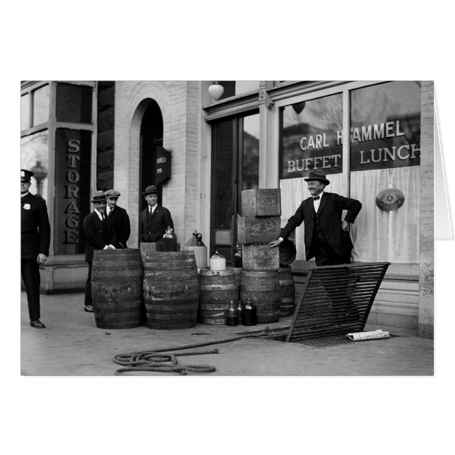 Redada de licor de contrabando, 1923 (Anverso (Horizontal))