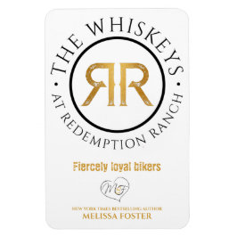 Redemption Ranch Whiskeys Logotipo Imán flexible