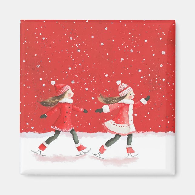 Redes de imanes para navidades - Decoración de Nev (Frente)