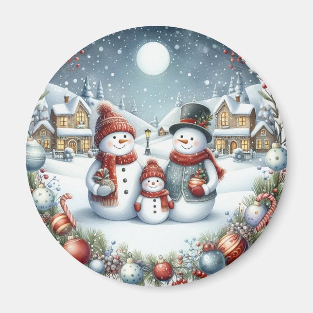 Redes de imanes para navidades - Decoración de Nev (Frente)