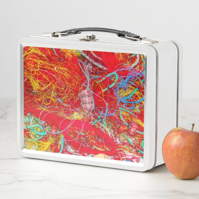 Redes de pesca coloridas (In situ)