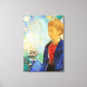 Redon - Baronesa de Domecy, pintura de arte fino