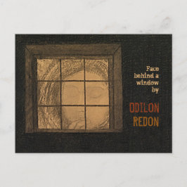 Redon Face detrás de una postal CC0681