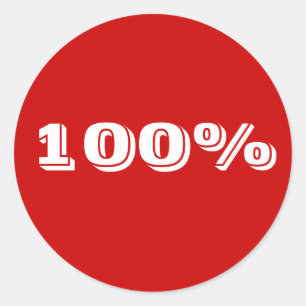 Redonda 100% pegatina