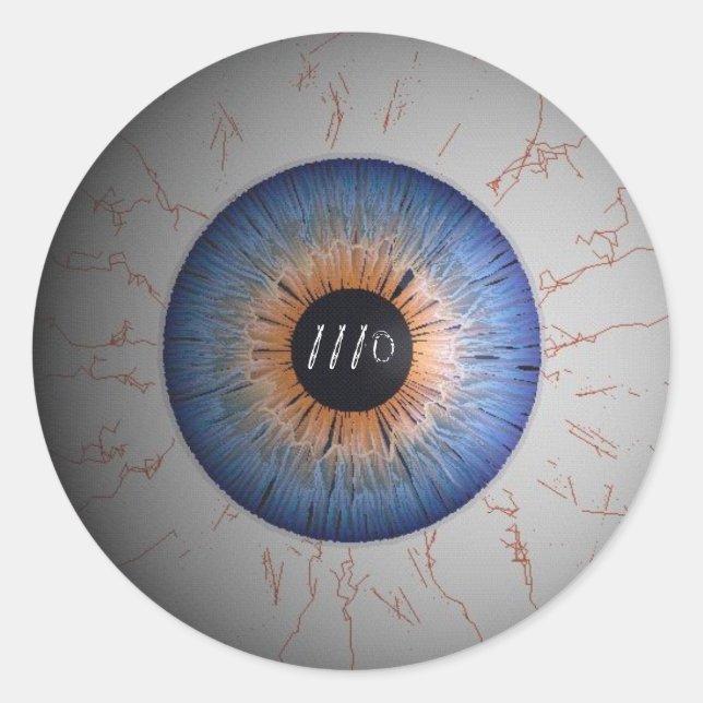 REDONDA 1110 PEGATINA DE HELMET (Anverso)