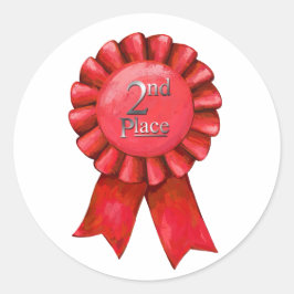 Redonda 2.º Pegatina del Premio Cinta de Lugar