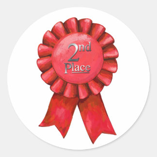 Redonda 2.º Pegatina del Premio Cinta de Lugar