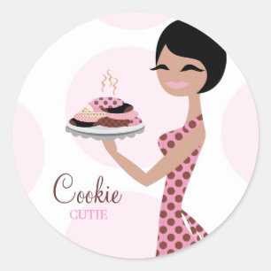 Redonda 311-Carmella el encendedor Cutie Cookie 2 Pegatina