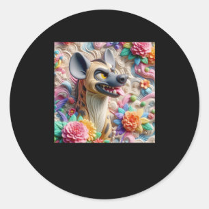 Redonda 3.ª Pegatina de Hyena Hyenas