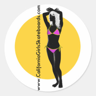 Redonda 3" pegatina (fije de 6)