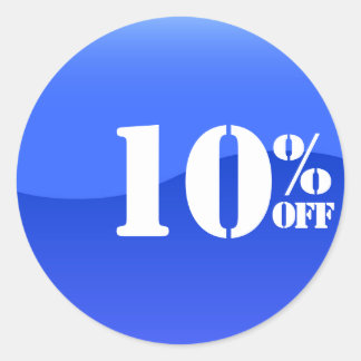 Redonda 50% 50% descuento descuento Pegatina de venta