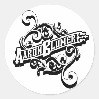 Redonda Aaron Blumer Pegatina