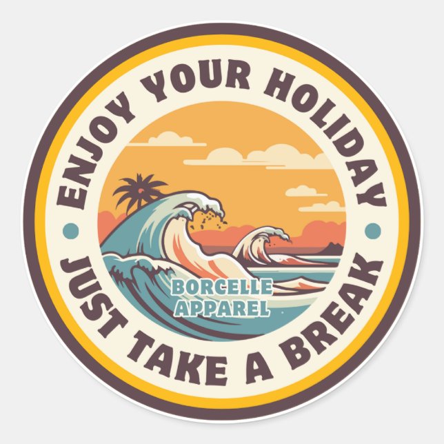 Redonda Adventure Awaits Pegatina (Anverso)