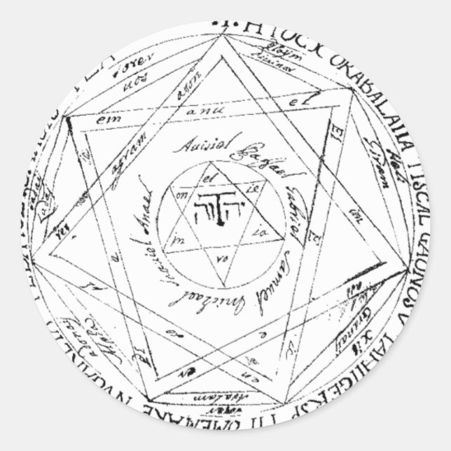 Redonda Aemethms Alchemy Pegatina (Anverso)