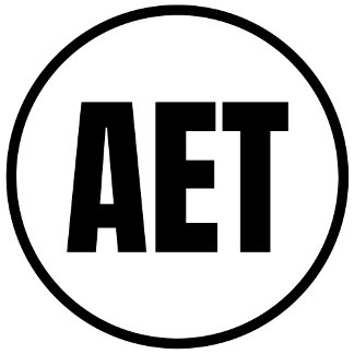 Redonda AET - Allakaket Classic Round Pegatina