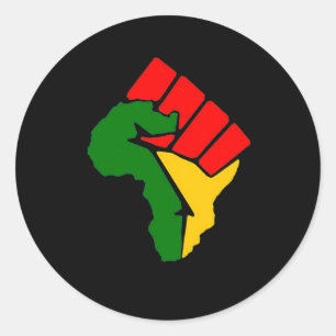 Redonda África: Pegatina de puño levantado
