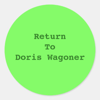 REDONDA AGREGAR SU PROPIO PEGATINA DE TEXTO