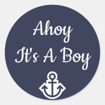 Ahoy es un Pegatina de boy Anchor