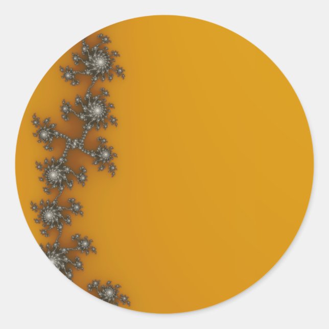 Redonda Alambre - Pegatina fractal (Anverso)