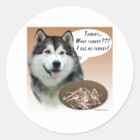 Alaskan Malamute Turquía - Pegatina