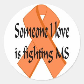 Redonda Alguien a quien amo Pegatina