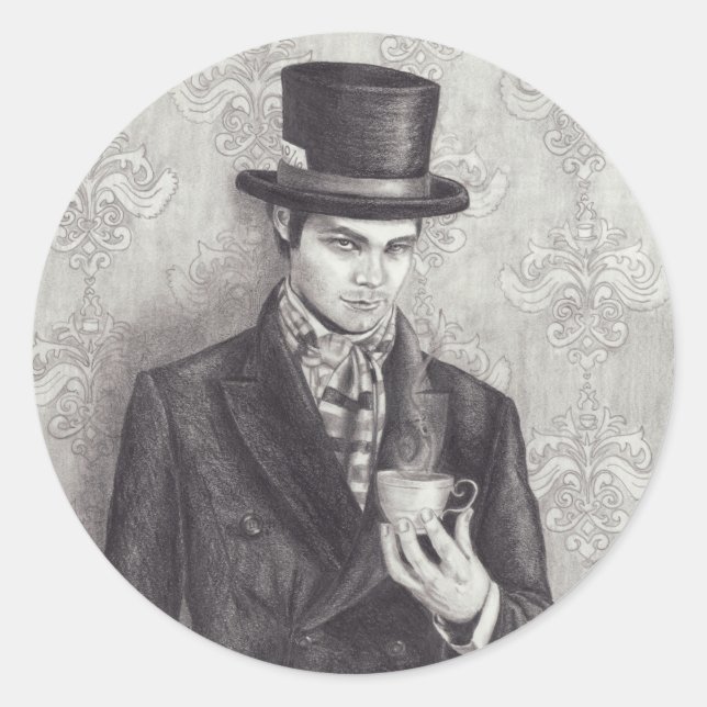 Redonda Alicia, una loca Pegatina de odio, Pegatina del pa (Anverso)