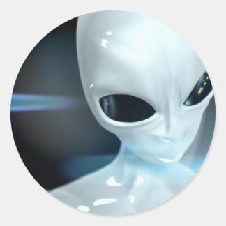 REDONDA ALIEN PEGATINA