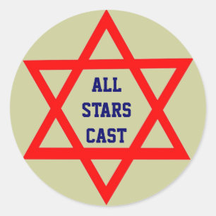 Redonda All Stars Cast round pegatina