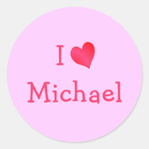 Redonda Amo a Michael Pegatina