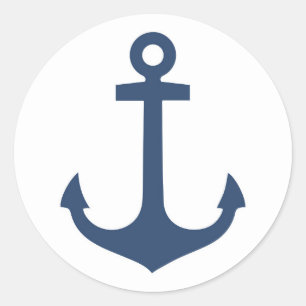 Redonda Anchor Pegatina