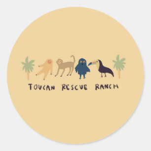 Redonda Andrea Caceres Art   Hoja Pegatina