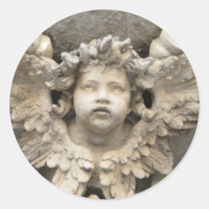 Redonda Angel pegatina